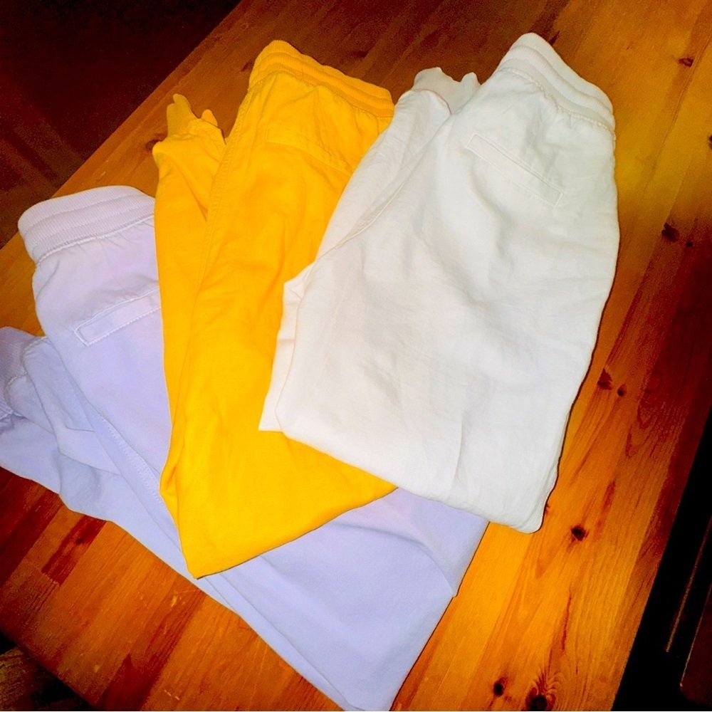 Gap linen pull on casual pants bundle